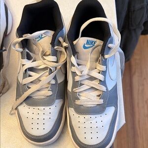Nike White and Gray Athletic Shoes